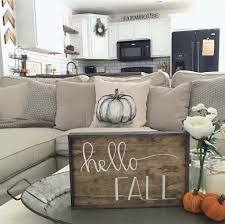 Distressed 3d cutout gather plank. 50 Absolutely Gorgeous Farmhouse Fall Decorating Ideas