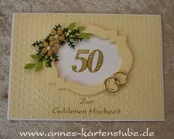 Perfekt zur feier der goldenen hochzeit. Gluckwunschkarte Zur Goldenen Hochzeit Selber Basteln