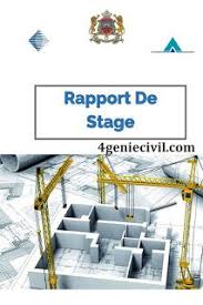 Rapport De Stage Exemple Word Batiment Et Genie Civil Genie Civil Batiment Stage