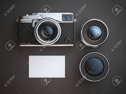 This photography business card is specific to your work. Blank White Business Card With Camera And Two Lenses 3d Rendering Stock Photo Picture And Royalty Free Image Image 62488555