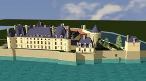 Chateau De Selles Vu Du Cher Chateau France