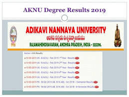 Ordinary level examination has been postponed. Aknu Degree 1st 3rd Sem Results 2020 Out Today Nov Dec Adikavi Nannaya University Ug Result