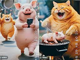 暗藏暴力色情AI动物卡通片儿童不宜