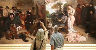 Recemment Restaure L Atelier Du Peintre De Gustave Courbet 1854 1855 Est L Un Des Plus Imposants Tableaux Du Musee D Artist Painting Artistic Photography