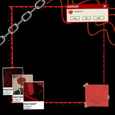  Red Messy Pengeditan Foto Gambar Bingkai Foto