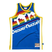 Denver nuggets champion nba basketball jersey #15 anthony yxl 13/14 years. Big Face 2 0 Jersey Denver Nuggets Shop Mitchell Ness Shirts And Apparel Mitchell Ness Nostalgia Co