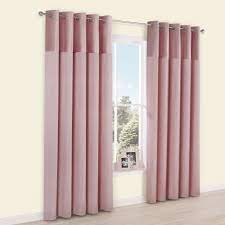 Linnet Dusky Pink Panelled Velvet Faux Silk Eyelet Curtains W 228cm L 228cm Departments Diy At B Q Dusky Pink Curtains Curtains Silk Curtains