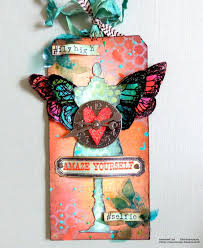 Challenge Winged Things Simon Monday Challenge Blog Card Tags Tag Art Artist Trading Cards