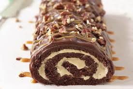 Buche De Noel Au Chocolat Et Au Caramel Gateau Pour Votre Fete De Noel Recette Recette Tiramisu Facile Buche De Noel Caramel Facile