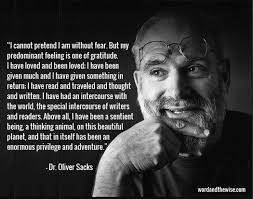 From The Brilliant Final Book Gratitude By Dr Oliver Sacks Quotes Books Gratitude Cosas Lindas