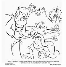 Jesus Raises Jairus Daughter From The Dead 12 Pk Size 6 X 6 Jairus Daughter Bible Coloring Pages Story Card