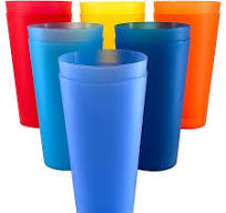 Large Plastic Cups - 32 oz Water Tumblers Unbreakable Drinking Glasses set of 12 - Dishwasher Safe Big Plastic Cups for Kitchen Camping Party Outdoor