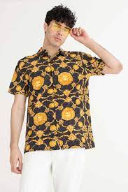 Baroque Lions Button Up Shirt Ragstock