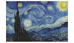 The starry night, an abstract landscape painting of an expressive night sky over a small hillside village by dutch artist vincent van gogh in 1889. Starry Night Micropuzzle 600 Pcs By Londji Creative Toys