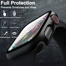 The cheapest options include basic plastic film protectors as well as tempered glass protectors that only cover the flat part of the watch. Compatible With Apple Watch Case Series 4 Series 5 Series 6 Series Se With Screen Protector 44mm Beautyshow Overall Protective Cover Case For Iwatch Series 4 5 6 Se 44mm Buy Online At Best Price