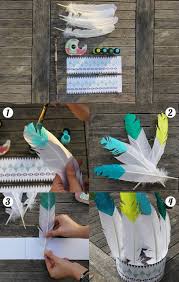 Diy Carnaval Ruban Collectif Theme Indien Headband Diy Idee Anniversaire