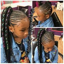 I have been temped to cut all of my off to a short cut and tell her that we match. Pin By Trintiy On Kid Braid Styles Lil Girl Hairstyles Braids Hairstyles Pictures Birthday Hairstyles