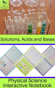 Solutions Acids And Bases Physical Science Interactive Notebook Physical Science Interactive Notebooks Science
