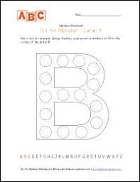 Dot Art Alphabet Worksheets Dots Art Alphabet Preschool Do A Dot