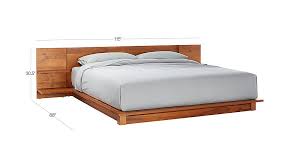 andes acacia california king bed reviews cb2 in 2021 california king bedding bed frame and headboard king beds