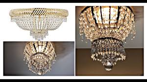 Remodelaholic | diy crystal orb chandelier knockoff. The Most Amazing Easy And Inexpensive Diy Glam Crystal Chandelier Youtube