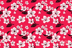 The global community for designers and creative professionals. Pink Sakura Cherry Tree Flower Blooms Hawaiian Floral Pattern Digital Art By Melissa Fague