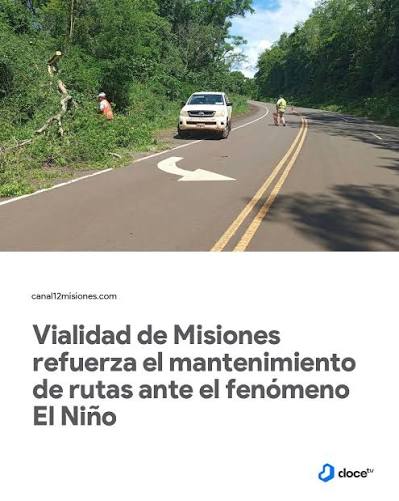 &#55356&#57127️ La Direcci�n Provincial de Vialidad intensific� los trabajos de mantenimiento y supervisi�n en distintas rutas de Misiones ante la llegada de nuevas precipitaciones y las recientes tormentas. &#55357&#56540 Las tareas incluyen