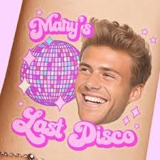 Custom Photo Disco Cowgirl Cozies- Disco Theme Birthday or Bachelorette  Party Favors