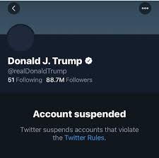 President donald trump falsely claims the 2020 election was stolen from him in this message. Twitter Wirft Donald Trump Raus Fur Immer Nzz