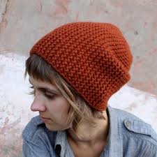 Mens Rust Beanie
