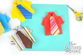 How To Origami Instructions Origami Shirt And Tie The Dating Divas