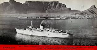 Cunard Liner Caronia From A Cunard Lines 1960 Brochure Conquest Of The North Atlantic Paquebot