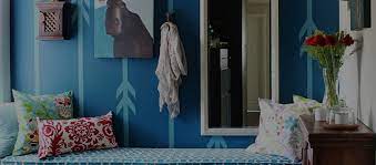 Wallpaint geometricdesign geometricwall requirements painter s tape sandpaper blue grey white paint. Paint Diy Design Ideas Frogtape