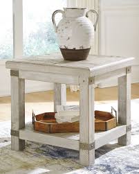 Carynhurst End Table Ashley Furniture Homestore End Tables Table Tops And Bases White End Tables