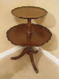 Antique Pie Crust 2 Tier Table 100 Canton Chippendale Furniture Period Furniture Table