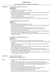 consultant, salesforce resume samples