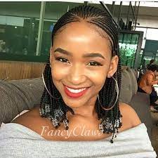 The top has added volume at the roots while the sides and straight and sleek for a fab finish. Hairstyles For Big Foreheads Braids For Short Hair Braids Hairstyles Pictures African Braids Hairstyles Pictures
