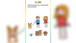 Brain Out Level 60 Help Them To Get On A Blind Date Successfully Youtube