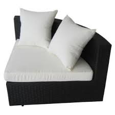Sides up as a sofa and sides down as a bed. Rattan Wicker Garden Sun Lounger Rhode Island Black Linja Gmbh Co Kg 595 00