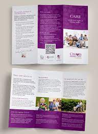Promotional Leaflet Design Crown Home Care Provide An Extensive Selection Of High Quality Flexible And Responsive Home C Leaflet Design Vulnerability Leaflet