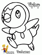 39kb, piplup pokemon, coloring page picture with tags: Piplup Legendary Pokemon Coloring Page Free Printable Coloring Coloring Home