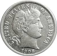 You won't know how much yours could be worth unless you ask. 1906 Barber Dime Value Cointrackers
