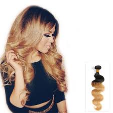 Buy 100% human tape in human hair extensions online. Body Wave Brazilian Virgin Hair Ombre Weave Two Tone