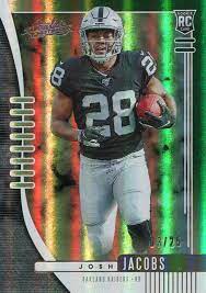 We did not find results for: Josh Jacobs 2019 Panini Absolute Green Rookie Card Psm