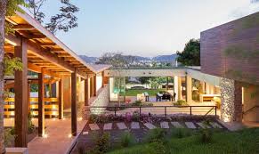 Modern garden designs are very different from their classic formal counterparts. Indoor Outdoor Home Design Multi Level Garden House In El Salvador