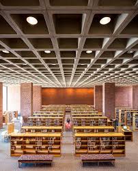 Cleo Rogers Memorial County Library Bookstore Design Columbus Indiana Brutalist Architecture