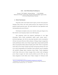 Menjelaskan konsep media dalam pembelajaran bahasa. Http Eprints Umsida Ac Id 1257 1 Ict 20jenis 20media Pdf