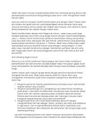 Kepentingan hak asasi manusia di malaysia. Istilah Hak Asasi Manusia Menjadi Bahasa Sehari