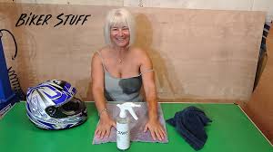 Hot Youtuber Biker Stuff - No Bra Polishing Her Helmet: Saggy Tits MILF Porn  | xHamster