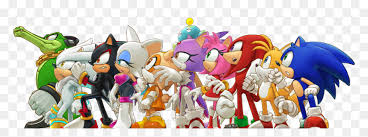The sequel, sonic 2, gave sonic a fox friend named tails. Sonic Tails Knuckles Amy Shadow Hd Png Download Vhv